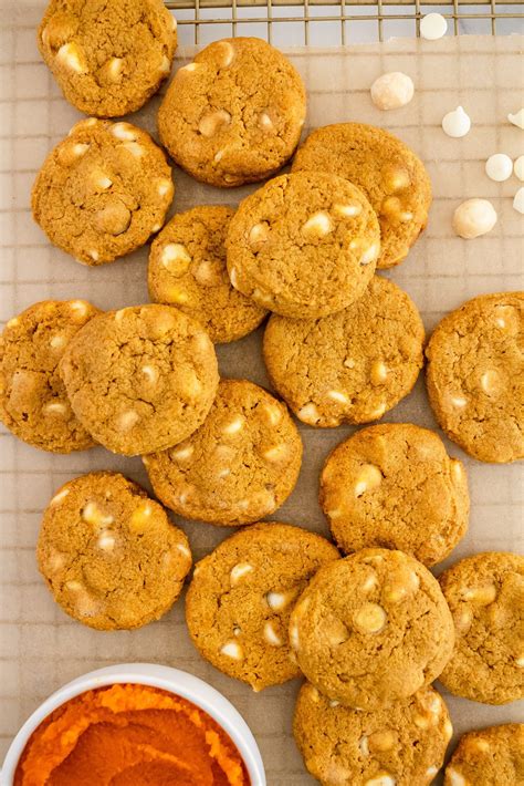 Pumpkin White Chocolate Macadamia Nut Cookies Archives Once Upon A