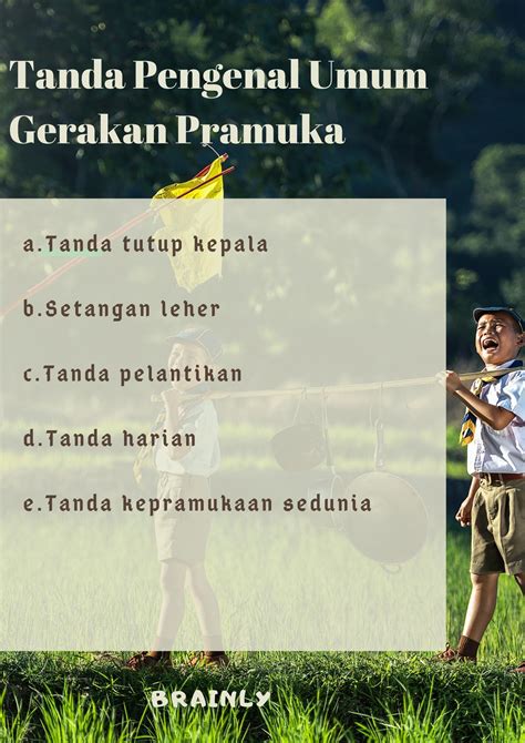 Gambar Tanda Tutup Kepala Seragam Pramuka Pengertian - vrogue.co