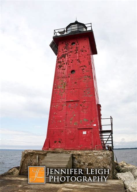 Manistique East Breakwater Lighthouse Michigan By Byjenniferleigh 12