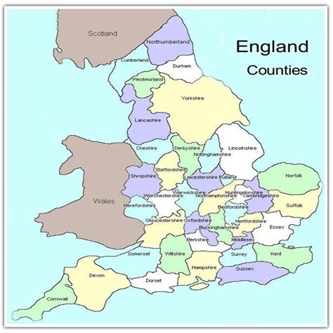 One more map showing england counties. England Map - JungleKey.co.uk Image