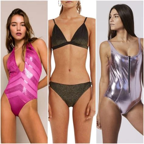 25,08% de dto lencería y trajes de baño febrero. Trajes de baño con brillos verano 2021 - Looks de verano