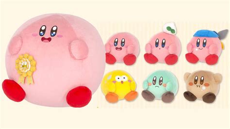 Check Out These Giant Round Kirby Plushies From Kirbys Dream Buffet