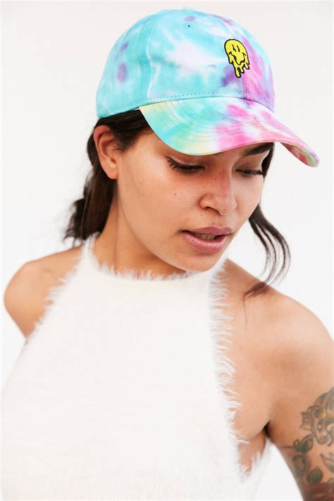 There are big promotions for tie dye beanie hat on single's day sales. Melting Smile Baseball Hat | Baseball hats, Cute baseball ...