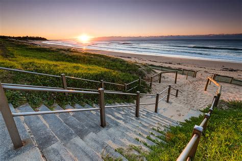 Territory or the district of columbia). Stairs to Shelly Beach (69365), photo, photograph, image ...