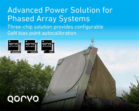 Qorvo Introduces Advanced Power Solution For Phased Array Systems Qorvo