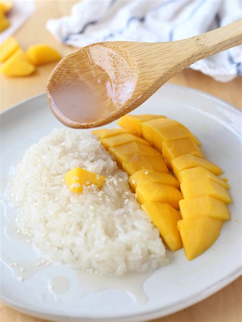 Mango Sticky Rice A Thai Dessert Joyous Apron Recipe Mango Sticky Rice Sticky Rice