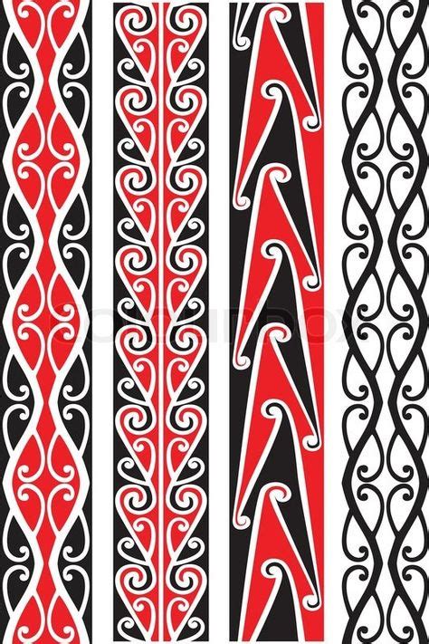 Stock Vector Of Seamless Maori Patterns Tattoos In 2019 Maori