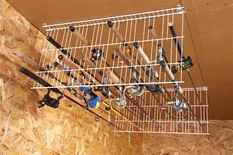 Turn your garage's wasted space into efficient sports equipment storage. 10 Cool Ways To Store Fishing Rods - Its A Fishing Thing