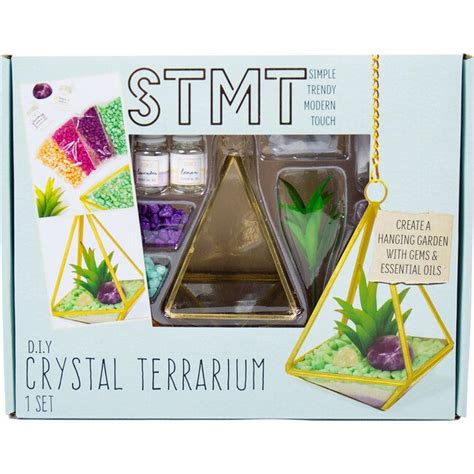 Diy Crystal Terrarium Stmt Arts And Crafts Maisonette