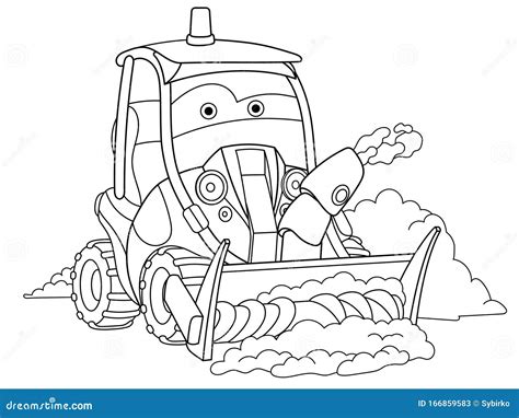 Snow Blower Coloring Pages