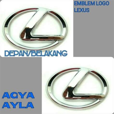 Jual Emblem Logo Lexus Depan Belakang Agya Ayla Di Lapak Dava Davi Acc