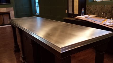 zinc countertops custom metal home
