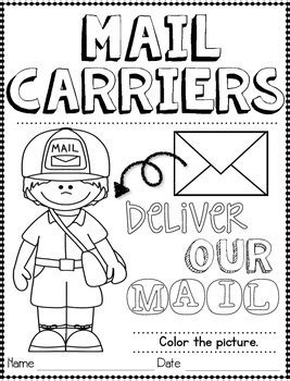 Community Helpers Mail Carrier By Brandy Shoemaker TpT