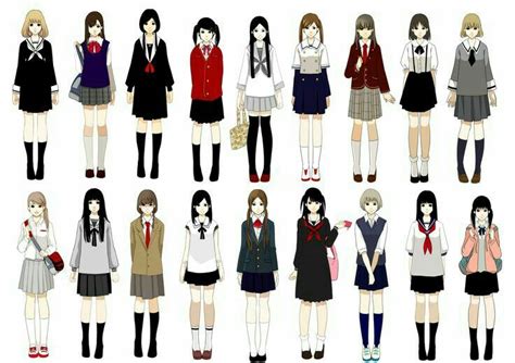 Japan School Uniform School Uniform Girls Girls Uniforms School Girl