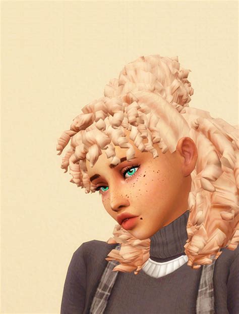 Pin By Naht On Sims Sims Hair Sims 4 Curly Hair Sims