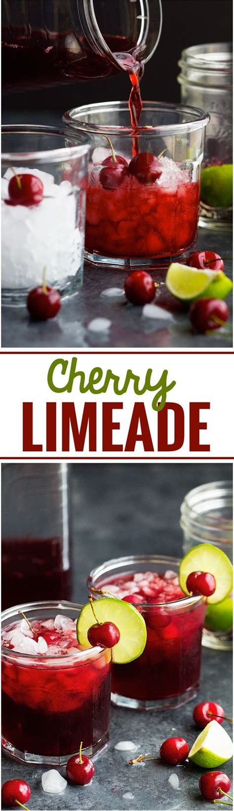 Cherry Limeade Simple Bright And Refreshing Perfect For Summer