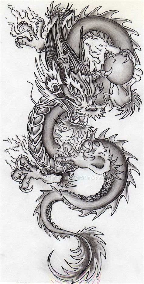 Dragon Tattoo Picture Dragon Coloring Page Chinese Dragon Tattoos