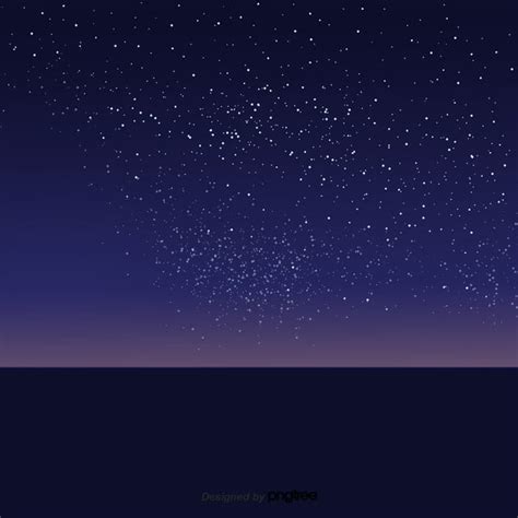 Night Sky Background Cartoon