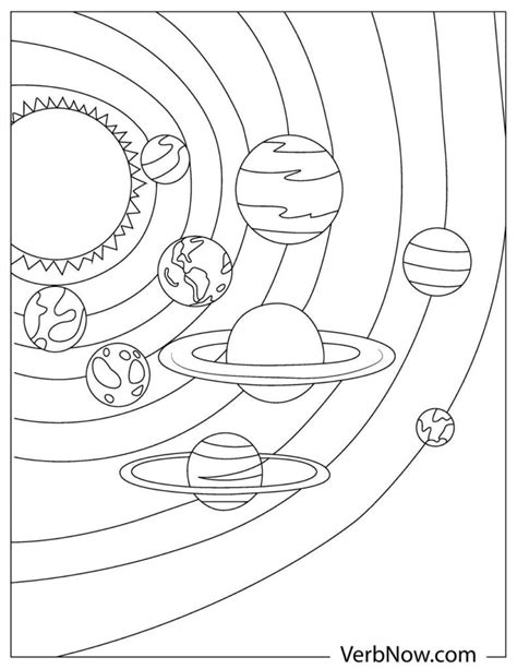 Free Solar System Coloring Pages And Book For Download Printable Pdf