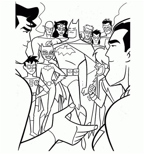 Super Friends Coloring Pages And Books 100 Free And Printable