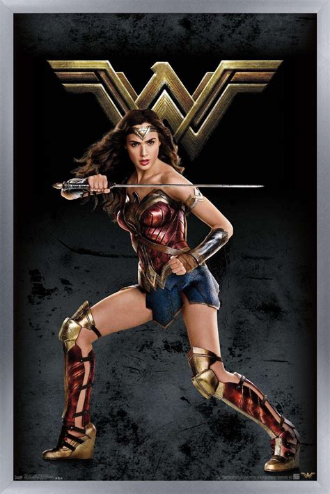 DC Comics Movie Justice League Wonder Woman Wall Poster 14 725 X