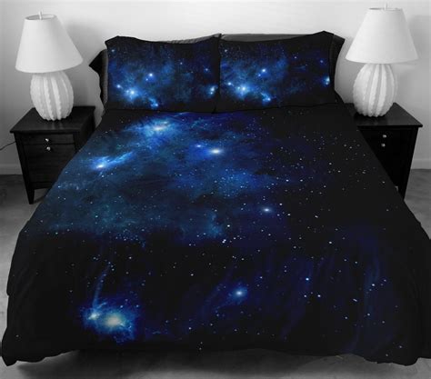 Galaxy Duvet Cover Setgalaxy Bedding Set Twin Sizegalaxy Etsy