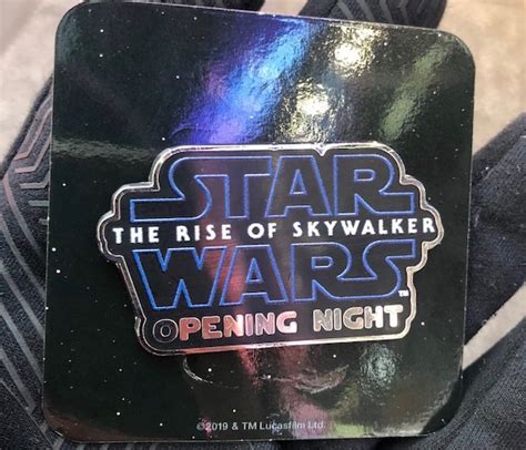 Star Wars The Rise Of Skywalker Opening Night Pin Disney Pins Blog
