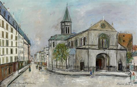 Notre Dame De Clignantcourt 1938 Maurice Utrillo 1883 1955 Métro