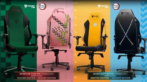 Demon Slayer Secretlab Chair Comes With Color Changing Sword One Esports