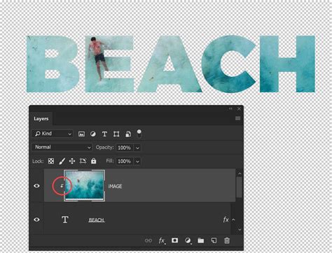 How To Put An Image Inside Text In Photoshop Using A Clipping Mask