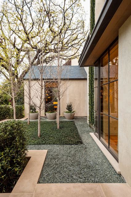 Bordeaux Residence Contemporary Garden Dallas By Shm Architects