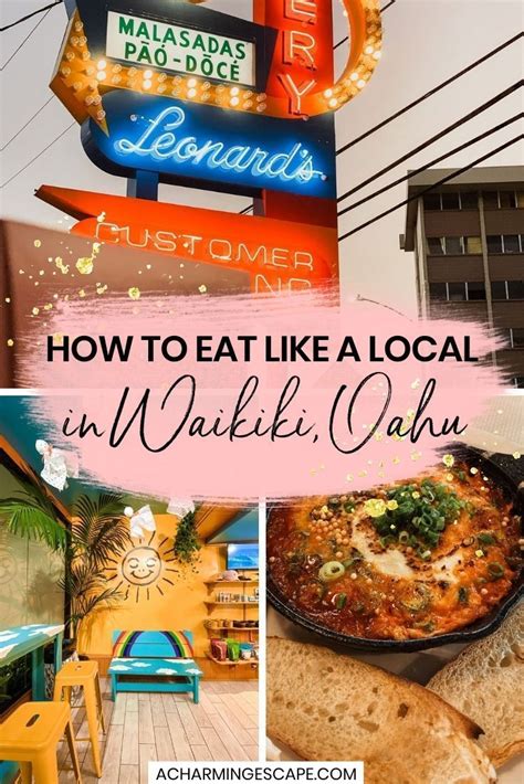 How To Eat Like A Local In Waikiki Oahu Oahu Travel Hawaii Travel