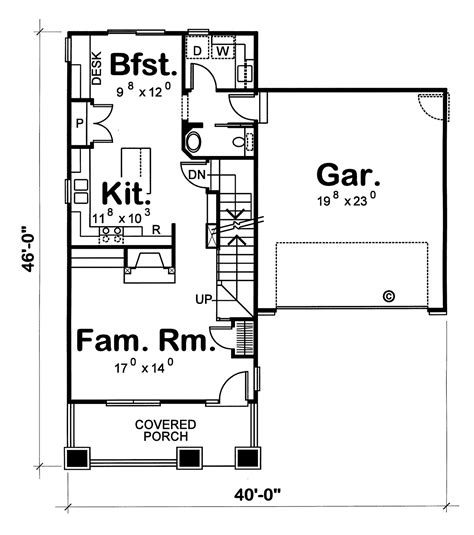House Plan 68234 Craftsman Style With 1568 Sq Ft 3 Bed 2 Bath 1