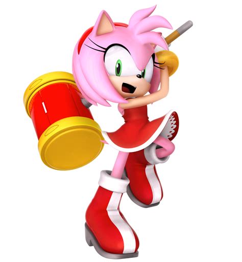 Amy Rose 2020 Render Angry Hammer Alt By Nibroc Rock On Deviantart