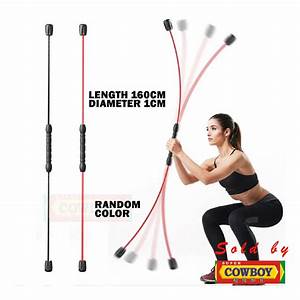Multi Function Fitness Training Flexi Bar Exercise Elastic Stick