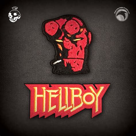 Hellboybprd Hellboy And Logo Patch Set Skelton Crew Studio
