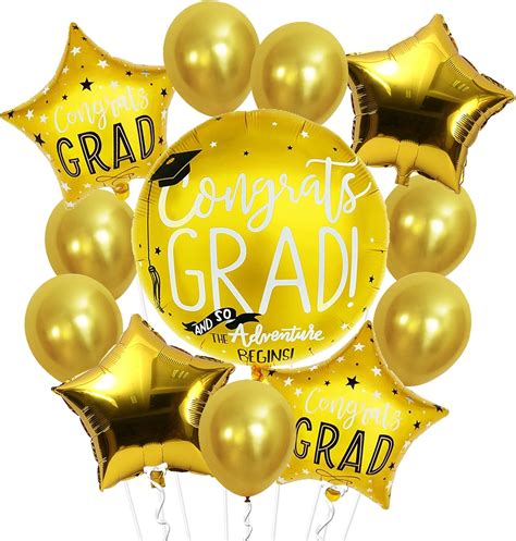 Congrats Grad Graduation Mylar Balloons Large 22 Inch Congrats Grad