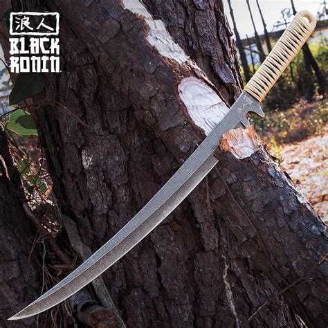 Black Ronin Tan Combat Wakizashi Sword With Injection Molded Sheath