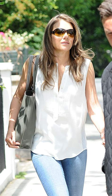 Elizabeth Hurley At Harley Street Doctor In London 06192015 Hawtcelebs