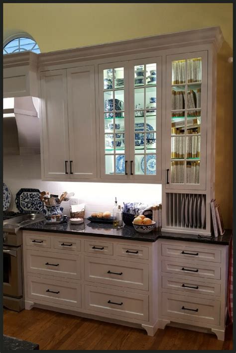 White Flat Panel Painted Kitchen Cabinets With Flush Inset Doors And