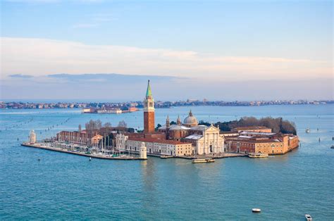 The Island Of San Giorgio Maggiore Venice Veneto Italy
