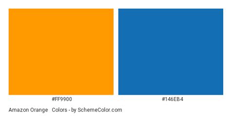 Basic complementary color theory states that when two contrasting colors are put together, they pop, so the natural technique is to color films to have a strong, contrasting palette. Amazon Orange & Blue Color Scheme » Brand and Logo ...