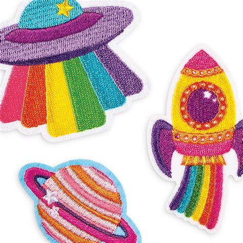 Patch Em Outta This World Iron On Patches Set Of 3 Ooly