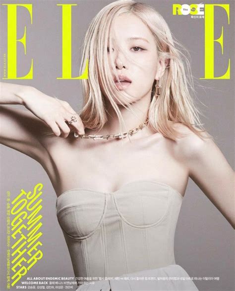 BLACKPINK s Rosé shines on the cover of ELLE Korea s June issue with
