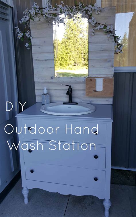 Diy Outdoor Hand Wash Station Denison Ridge ~ Weddings And Events