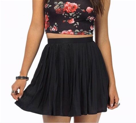 Tobi Black Chilton Pleated Skirt Ebay Pleated Skirt Womens Skirt