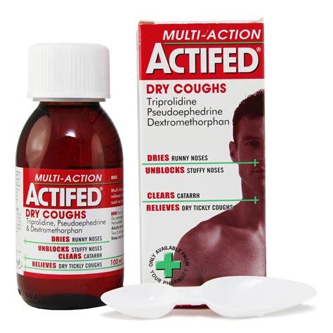 Buy Actifed Dry Coughs Multi Action Linctus 100ml Dock Pharmacy
