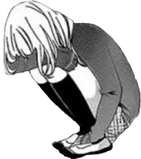 Sad Anime Girl Free Picture Png Png Play
