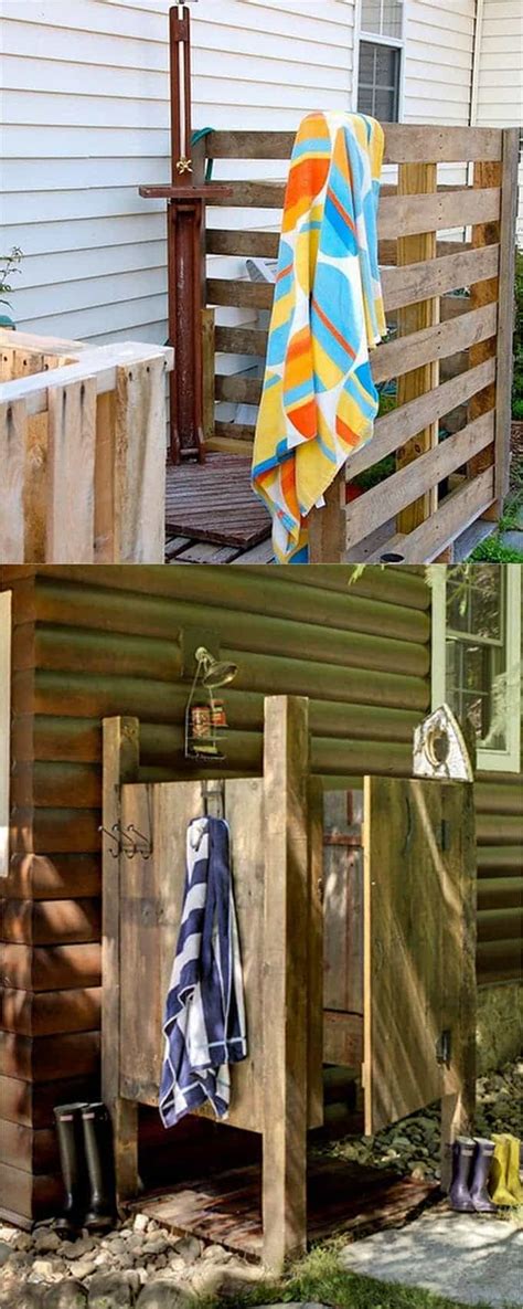 32 Beautiful Diy Outdoor Shower Ideas For The Best Summer Ever A Piece Of Rainbow
