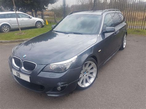 2008 08 Bmw 535d Touring Estate Loaded Grey Sport Button 19 Style 95